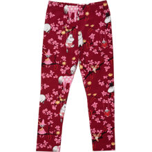 116 cl - Muumit Kiipeilypuu Leggingsit Burgundi
