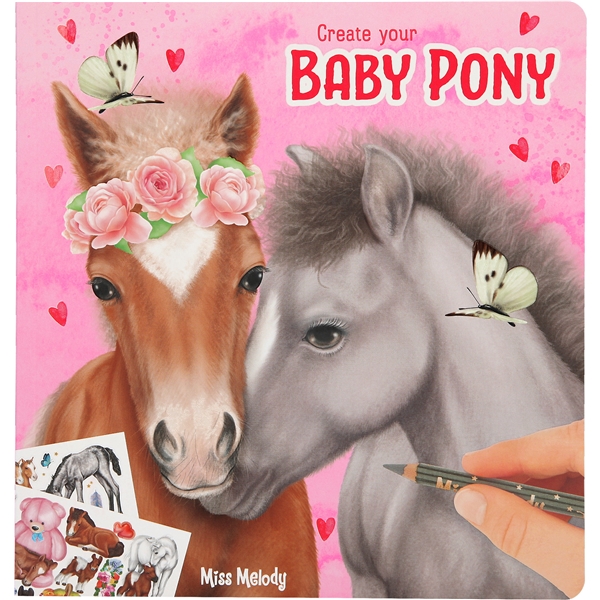 Miss Melody Maalauskirja Create Your Baby Pony (Kuva 1 tuotteesta 2)