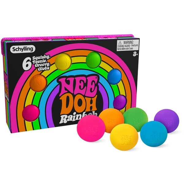 NeeDoh Teenie Rainbow 6-Pack (Kuva 1 tuotteesta 2)