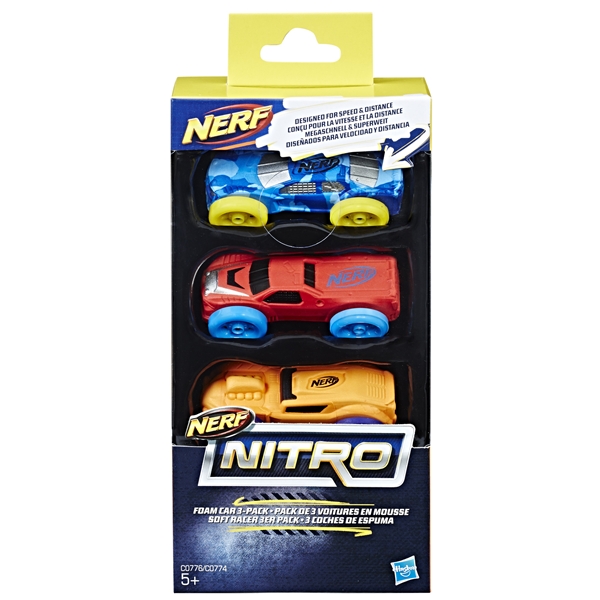 Nerf Nitro Foam Car 3 pack (Kuva 2 tuotteesta 2)