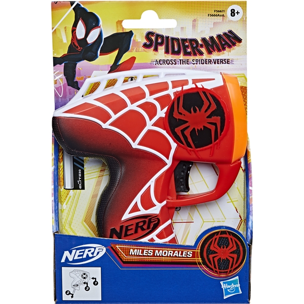 NERF Spiderman Microshots Miles Morales (Kuva 2 tuotteesta 2)