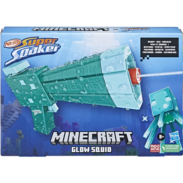 NERF Super Soaker Minecraft Glow Squid (Kuva 2 tuotteesta 4)