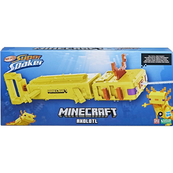 NERF Super Soaker Minecraft Axolotl (Kuva 2 tuotteesta 3)