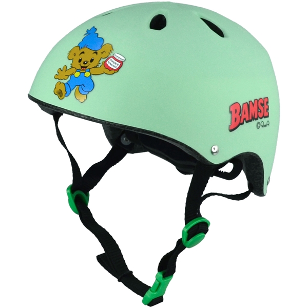 Pohjoismainen Hoj Bamse -skatekypärä vihreä (Kuva 1 tuotteesta 2)