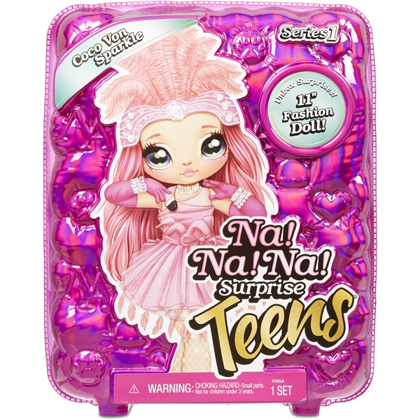 Na! Na! Na! Surprise Teens Doll- Coco Vo Sparkle (Kuva 1 tuotteesta 3)