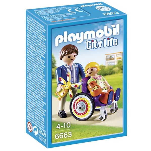 6663 Playmobil Lapsi pyörätuolissa (Kuva 1 tuotteesta 2)