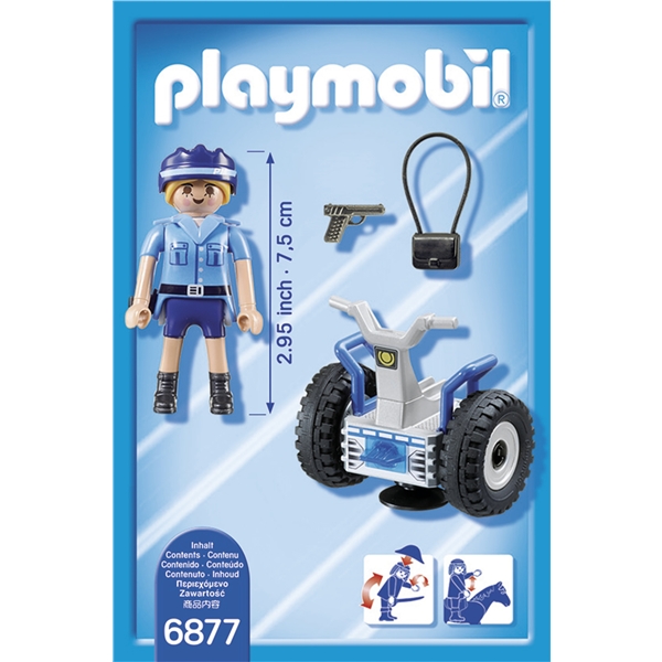 6877 Playmobil Poliisinainen Tasapainoralliautolla (Kuva 2 tuotteesta 3)