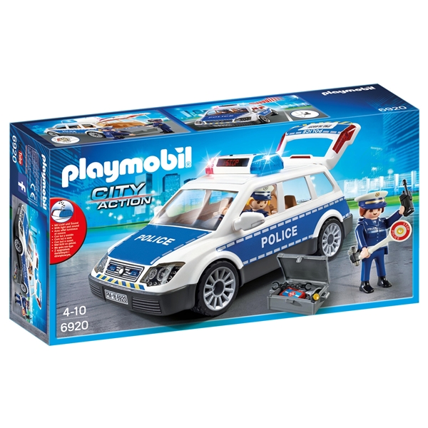 6920 Poliisiauto valo- ja äänitehosteilla, Playmobil