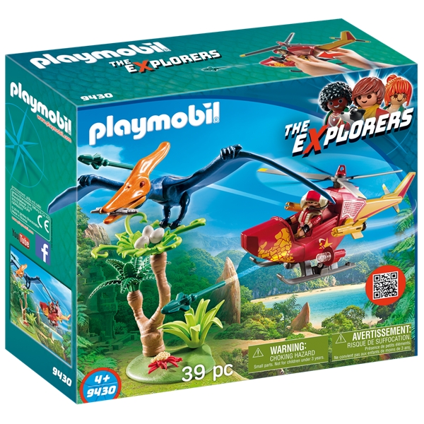 9430 Playmobil Helikopteri flygosauruksella (Kuva 1 tuotteesta 4)