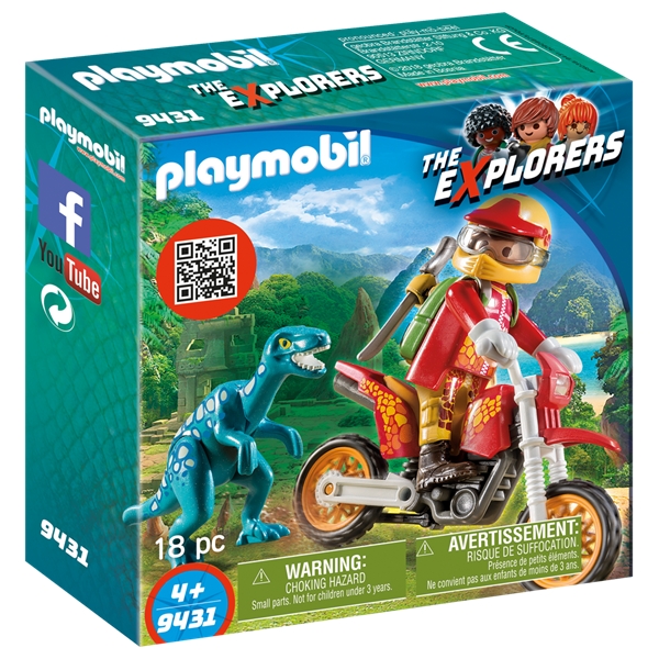 9431 Playmobil Crossipyörä raptorilla (Kuva 1 tuotteesta 3)