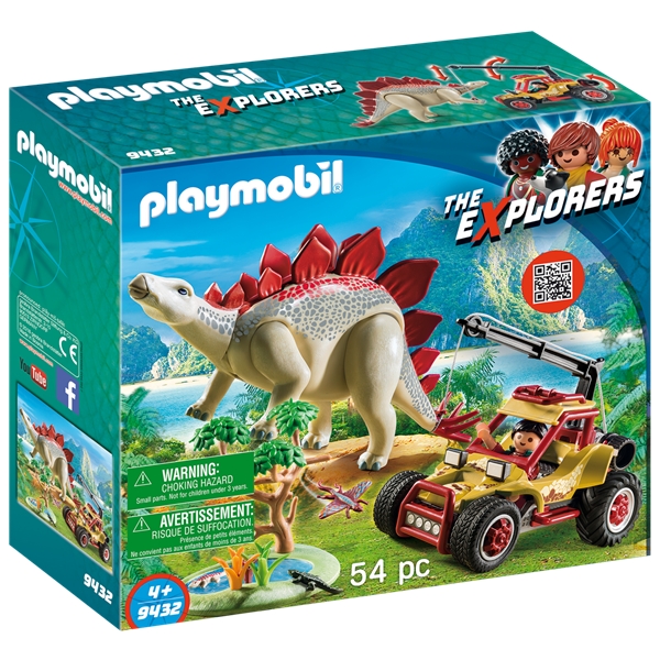 9432 Playmobil Tutkija-auto stegosauruksella (Kuva 1 tuotteesta 3)