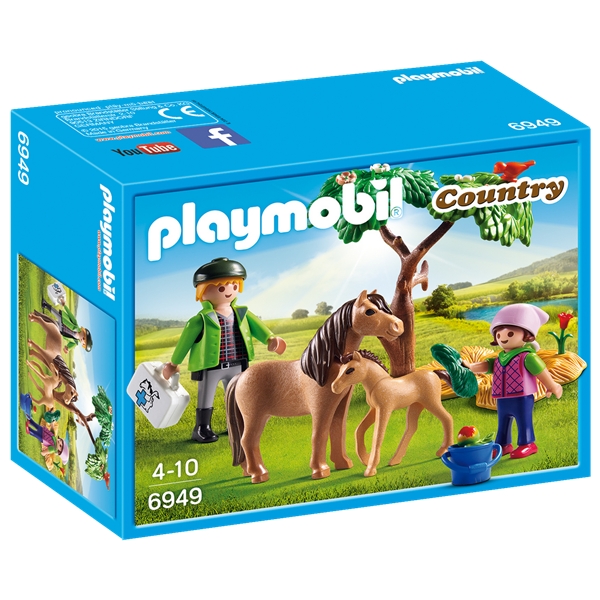 6949 Playmobil Eläinlääkäri ponilla ja varsalla (Kuva 1 tuotteesta 4)