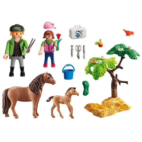 6949 Playmobil Eläinlääkäri ponilla ja varsalla (Kuva 2 tuotteesta 4)