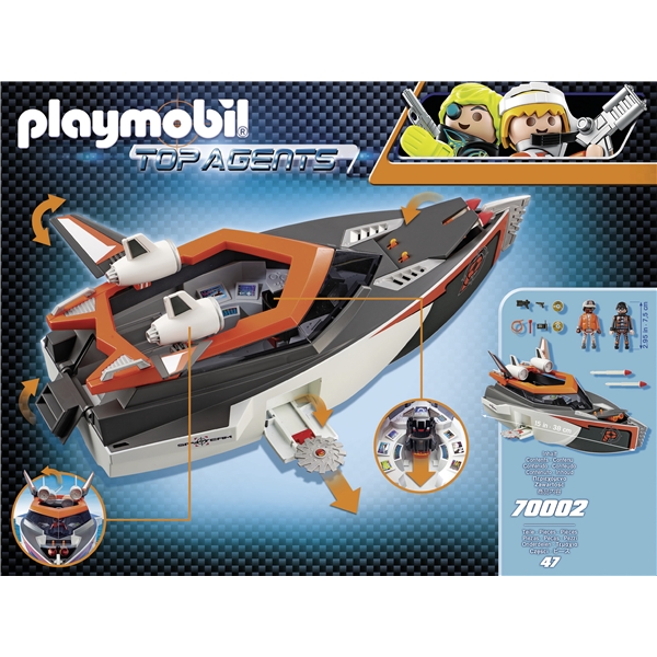 70002 Playmobil SPY TEAM Turbovene (Kuva 2 tuotteesta 3)