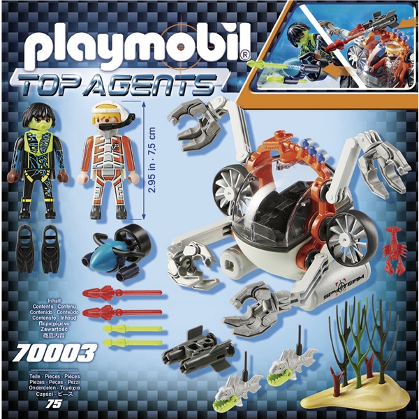 70003 Playmobil SPY TEAM Vedenalaispaja (Kuva 2 tuotteesta 3)