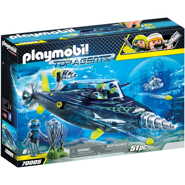 70005 Playmobil TEAM S.H.A.R.K Attackpora (Kuva 1 tuotteesta 3)