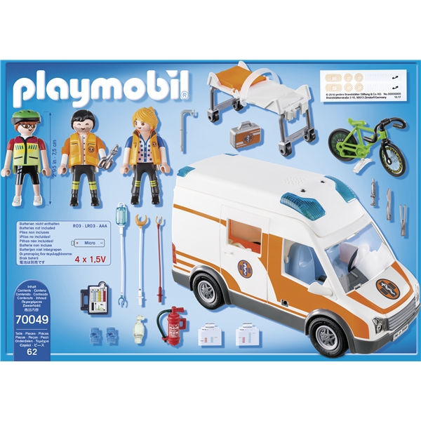 70049 Playmobil Ambulanssi vilkkuvilla valoilla (Kuva 2 tuotteesta 3)