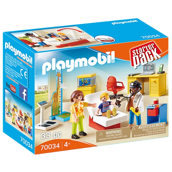 70034 Playmobil StarterPack Lastenlääkäri: (Kuva 1 tuotteesta 3)