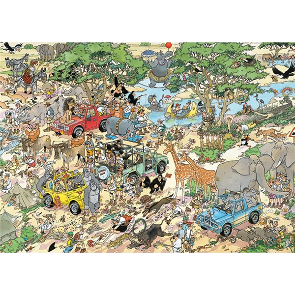 Palapeli 1000 Bitar - Safari (Kuva 2 tuotteesta 2)