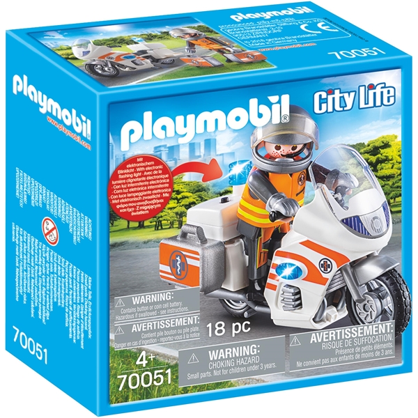 70051 Playmobil Hälytysmoottoripyörä (Kuva 1 tuotteesta 2)