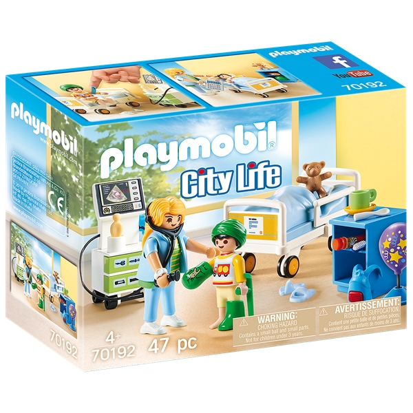 70192 Playmobil Potilashuone lapsille (Kuva 1 tuotteesta 3)