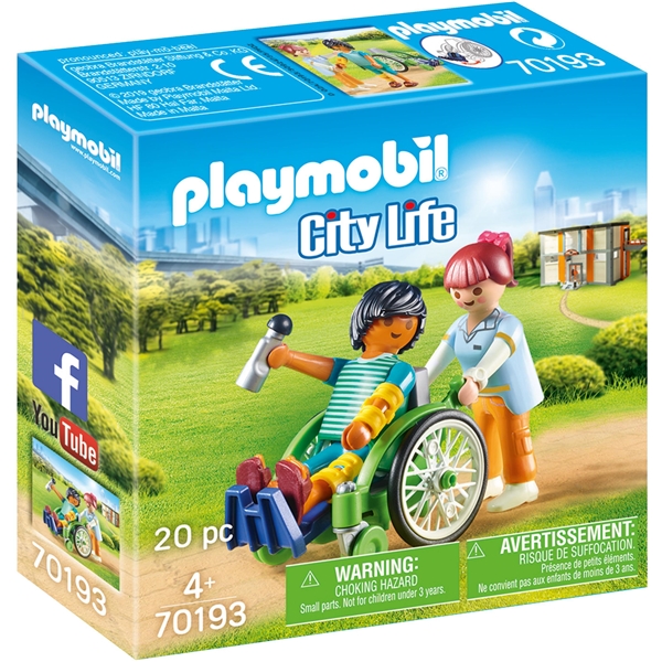 70193 Playmobil Potilas pyörätuolissa (Kuva 1 tuotteesta 2)