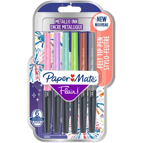 PaperMate Flair Metallic 6-pack (Kuva 1 tuotteesta 3)