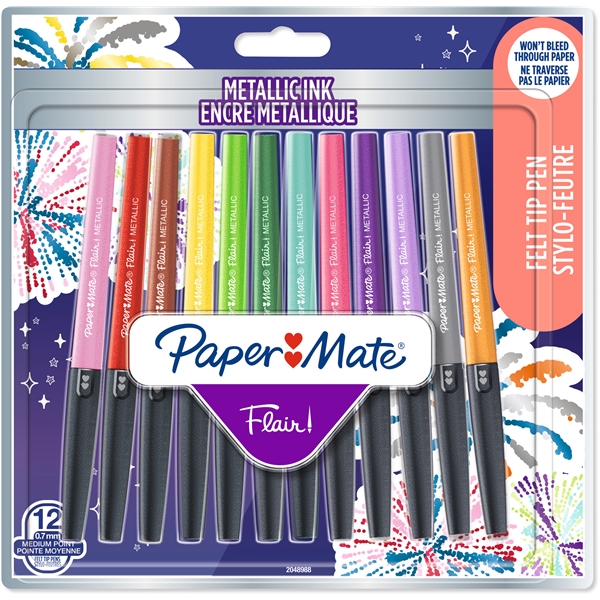 PaperMate Flair Metallic 12-pack (Kuva 1 tuotteesta 3)