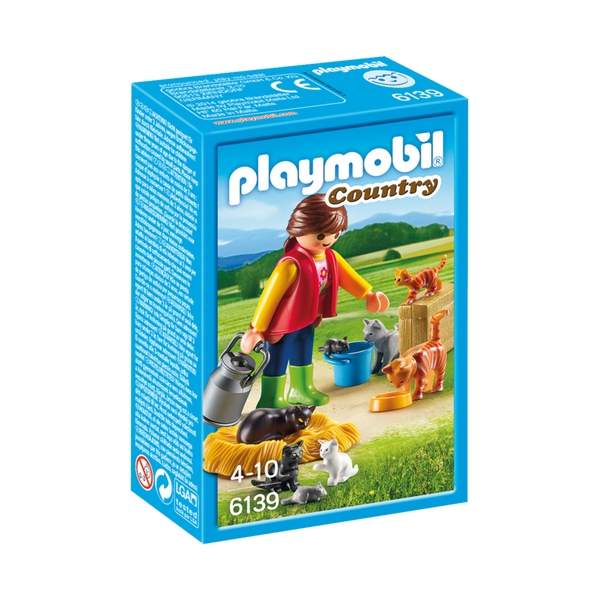 6139 Playmobil Kirjava Kissaperhe (Kuva 1 tuotteesta 3)