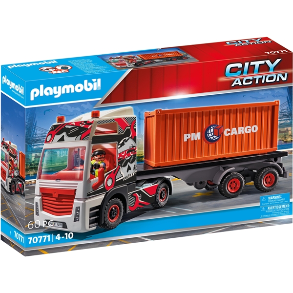 70771 Playmobil Cargo Kuorma-auto - Lastauskontti (Kuva 1 tuotteesta 7)