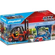 70772 Playmobil Cargo Haarukkatrukki ja Rahti