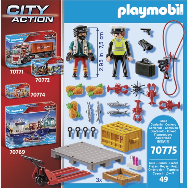70775 Playmobil Cargo Tullitarkastus (Kuva 3 tuotteesta 4)