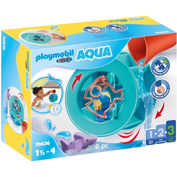 70636 Playmobil 123 Aqua Vesiratas Hainpoikanen (Kuva 1 tuotteesta 5)