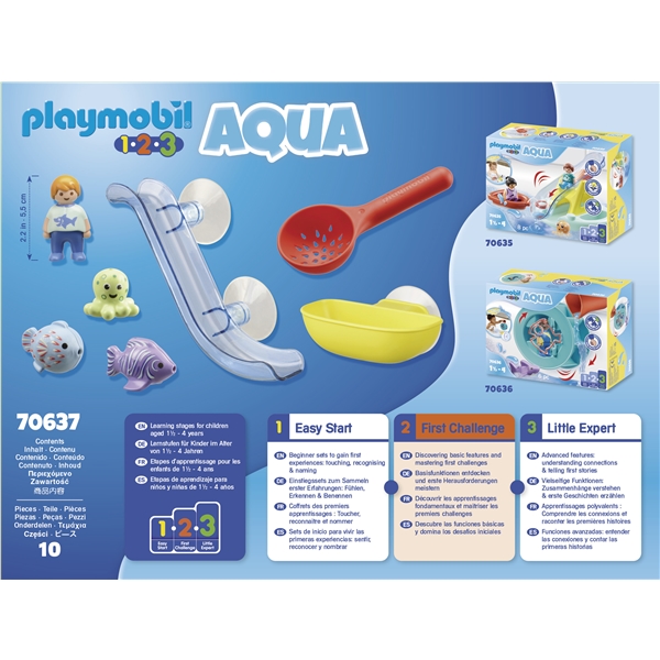 70637 Playmobil 1.2.3 Aqua Kalakivaa Merieläimet (Kuva 5 tuotteesta 5)