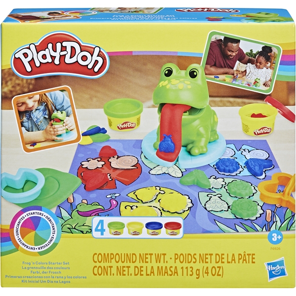 Play-Doh Playset Frog 'n Colors Starter Set (Kuva 1 tuotteesta 3)
