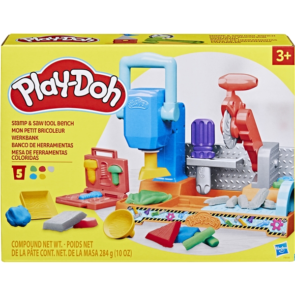 Play-Doh-leikkisetti Leimasin ja Työkalupenkki (Kuva 1 tuotteesta 5)