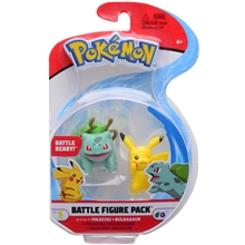 Pokémon Battle Figure (Bulbasaur & Pikachu)