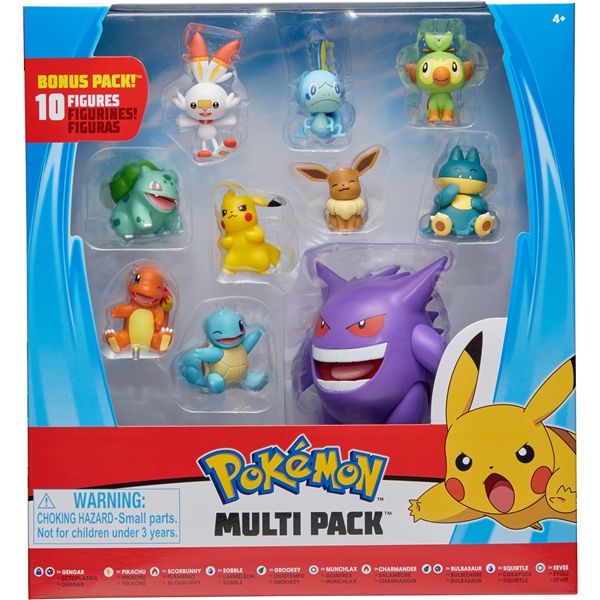 Pokémon Battle Figures 10-Pack (Kuva 1 tuotteesta 2)
