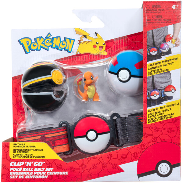 Pokémon Clip 'N Go Belt Set Charmander (Kuva 1 tuotteesta 4)