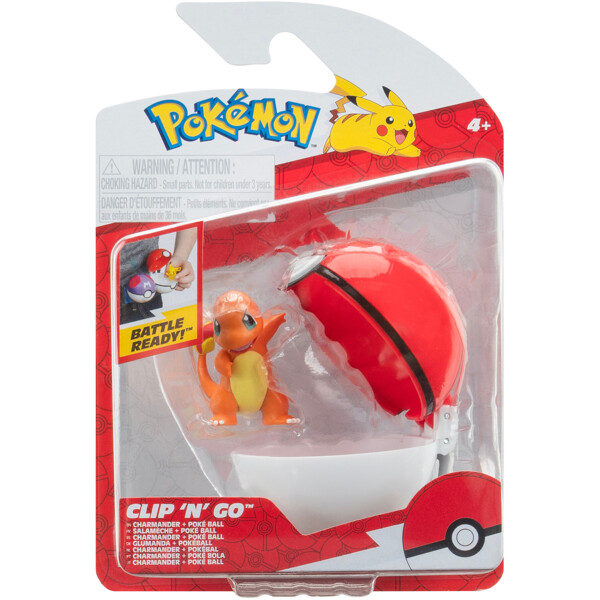 Pokémon Clip 'N Go Charmander & Poké Ball (Kuva 1 tuotteesta 6)