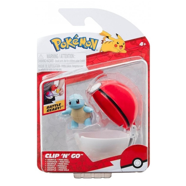 Pokémon Clip 'N Go Squirtle & Poké Ball (Kuva 1 tuotteesta 6)