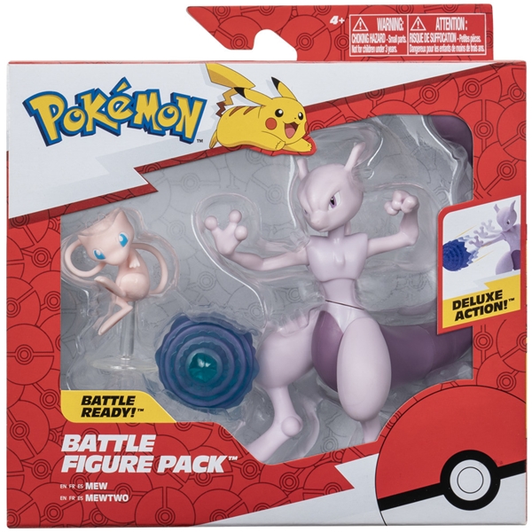 Pokémon-hahmosetti 2 kpl Mewtwo & Mew (Kuva 1 tuotteesta 4)