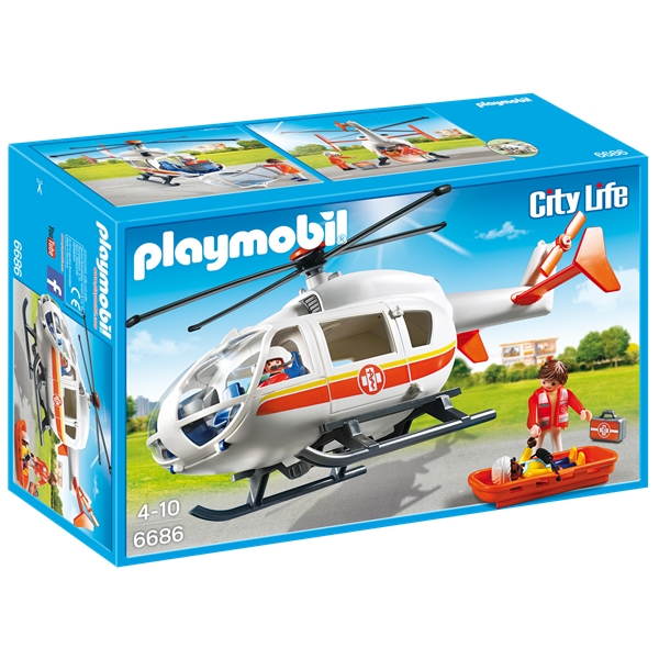 Playmobil 6686 Ambulanssihelikopteri (Kuva 1 tuotteesta 3)