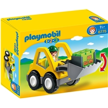 6775 Playmobil 1.2.3 Pyöräkuormaaja