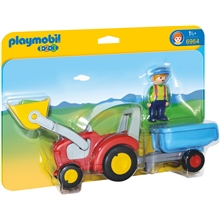 6964 Playmobil 1.2.3 Maanviljelijä traktorilla