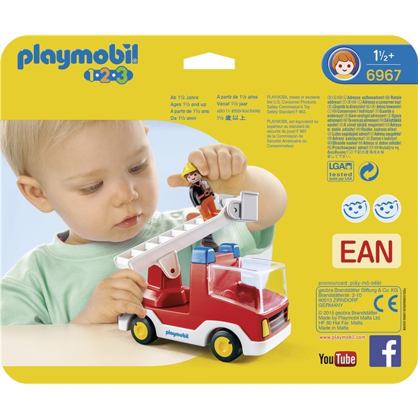 6967 Playmobil 1.2.3 Paloauto tikkain (Kuva 2 tuotteesta 3)