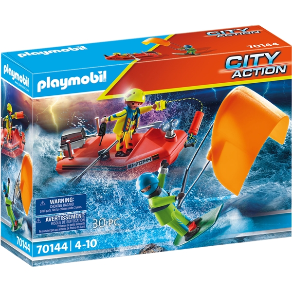 70144 Playmobil City - Leijalautailijan pelastus