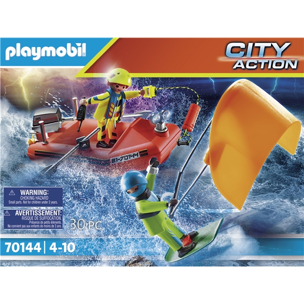 70144 Playmobil City - Leijalautailijan pelastus (Kuva 5 tuotteesta 5)