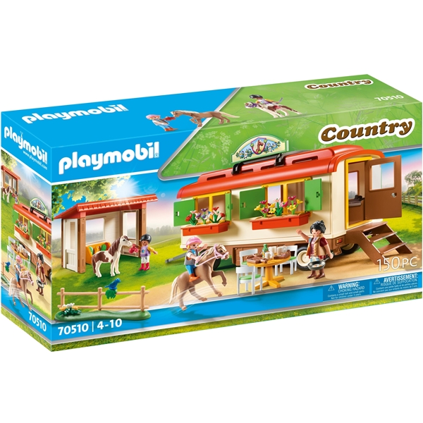 70510 Playmobil Farm - Ponileirin yöpymisvaunu (Kuva 1 tuotteesta 7)
