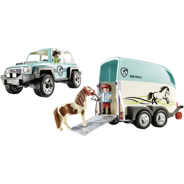 70511 Playmobil Farm - Auto poniperävaunulla (Kuva 2 tuotteesta 7)